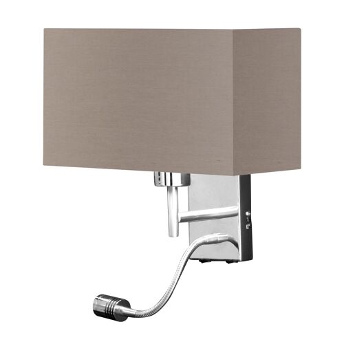 Navigare Maine Wall Light 2 Light Source Matt Nickel