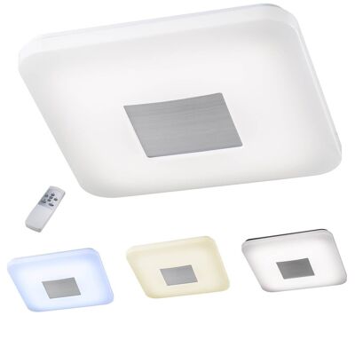 Action View Plafonnier LED Blanc Ajustable avec Télécommande