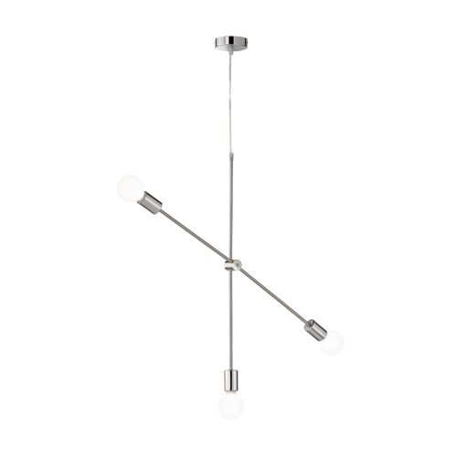 Wofi Sara Pendant Light 2 Chrome