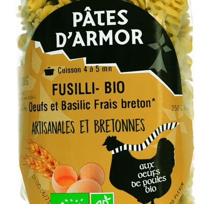 Fusilli Bio au Basilic Frais