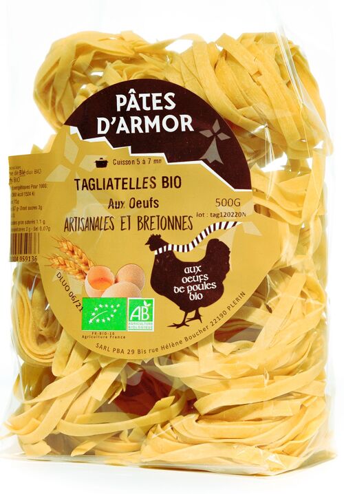 Tagliatelles Bio aux Oeufs