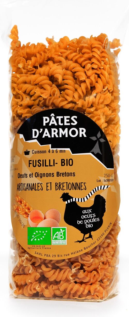 Fusilli Bio à l'Oignon Rosé de Roscoff