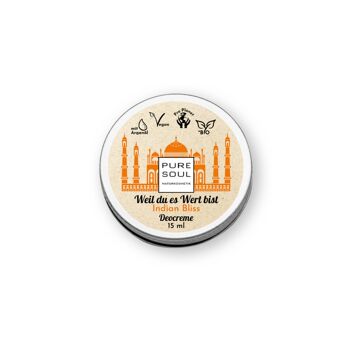 Déodorant Crème Indian Bliss - Orange Sanguine & Patchouli 15 ml 1