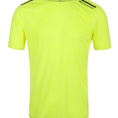 T-shirt Running Oliver Jaune Fluo