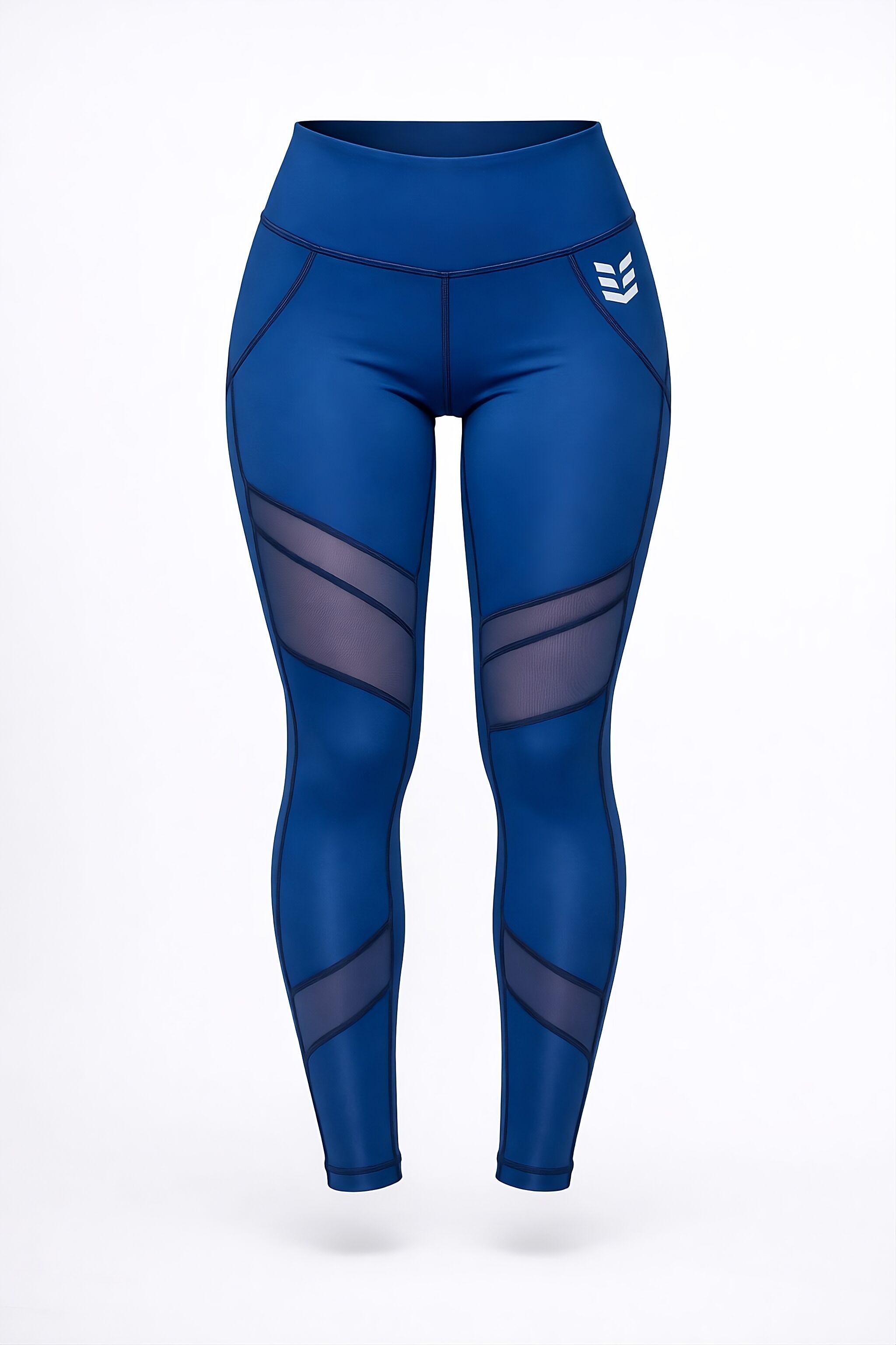 Yoga-, Sport- & Lounge-Leggings elastisch, blau, formgebend von Empire Embodied
