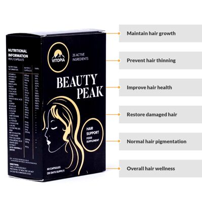Vitamina para el cabello Beauty Peak