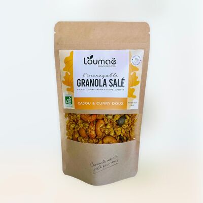 Granola Salada Anacardos Y Curry Dulce 12x160g