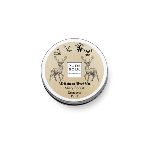 Deo Creme Misty Forest - Zedernholz & Zirbenkiefer 15 ml