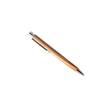 Porte-stylo plus stylo bille ARTHUR en bois d'olivier 2