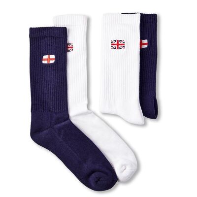 Unisex Flag Socks Multipack