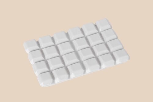 Soap tile | Chocolate tablet - White