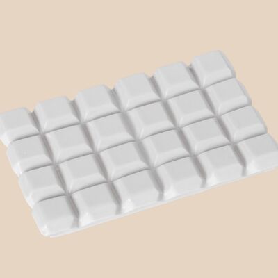 Tuile de savon | Tablette de chocolat - Blanc