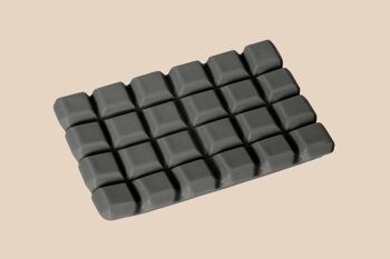 Tuile de savon | Tablette de chocolat - Anthracite 1