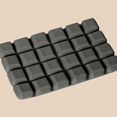 Tuile de savon | Tablette de chocolat - Anthracite