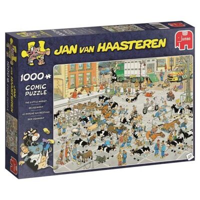 Puzzel Jan van Haasteren De Veemarkt 1000