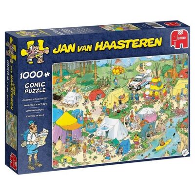 Puzzel Jan van Haasteren Kamperen in het bos 1000
