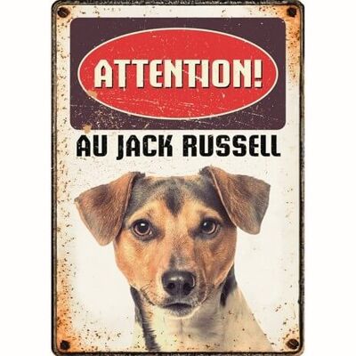 Panneau Métallique Jack Russell