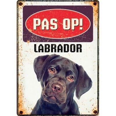 Bord Blik Labrador (v)