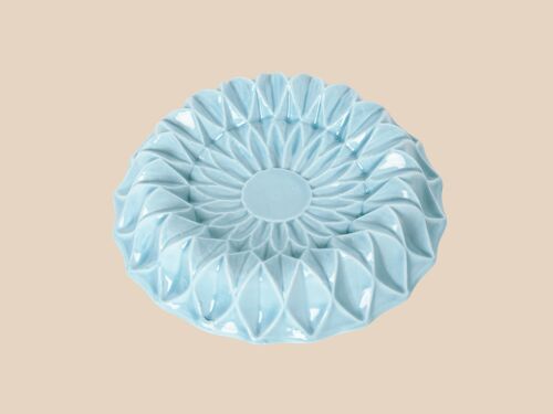 Soap tile | Round - light blue