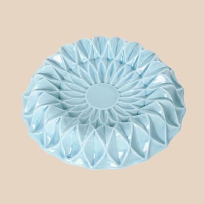 Soap tile | Round - light blue