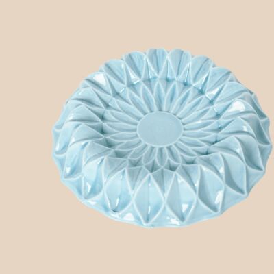 Soap tile | Round - light blue
