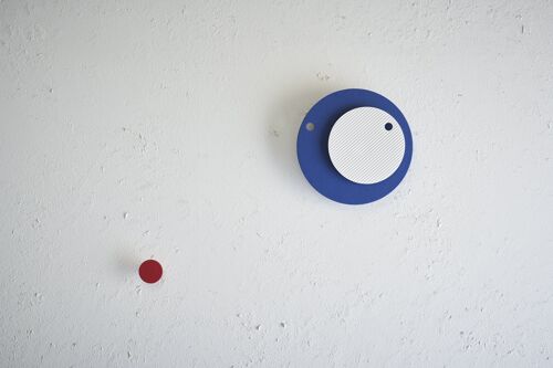 Paper Clock - Blue
