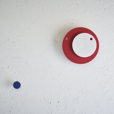 Paper Clock - Red