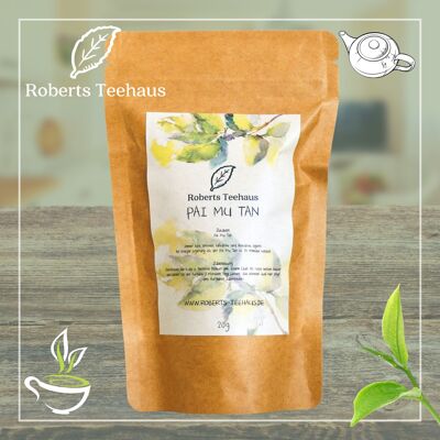 Tè Bianco Pai Mu Tan 20 grammi