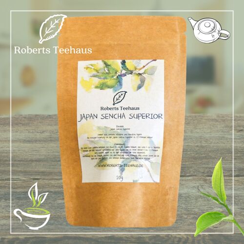 Japan Sencha Superior Grüntee 20 Gramm