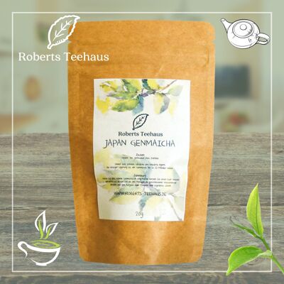 Tè verde giapponese Genmaicha 20 grammi