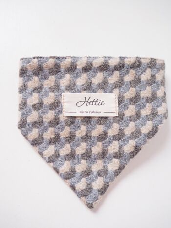 Bandana pour chien Charlie - Holborn Taupe - Grand 2