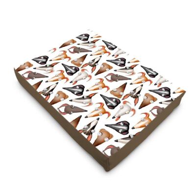 Cute dog head pattern Dog Pet Bed 90 x 70 cm/L