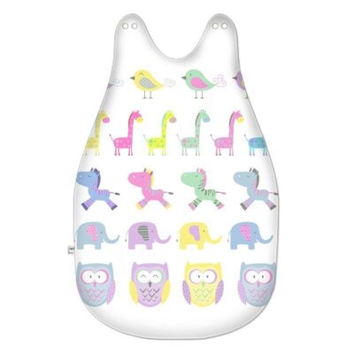Cute animal pattern baby sleeping bag for 0-6 months
