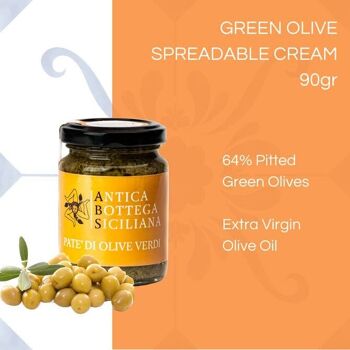 Pâté d'olives vertes siciliennes - 90 g 3
