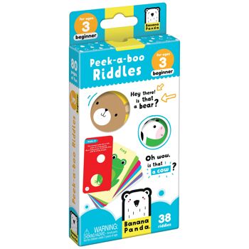 Peek-a-boo Riddles : présentoir en carton (contient 4 titres x 4 pcs) 2