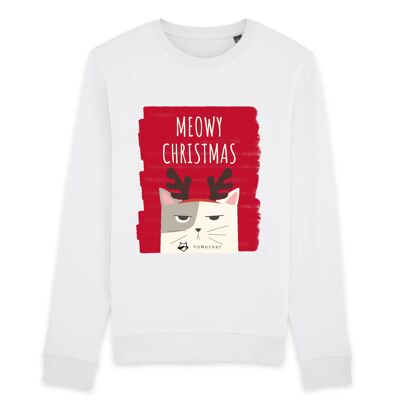 Meowy Christmas - White