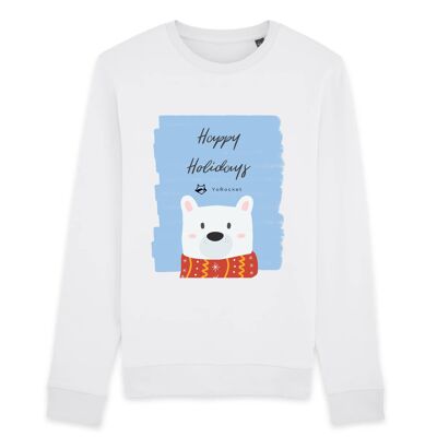 Happy Holiday - White