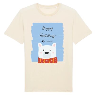Happy Holiday T-Shirt | 100% Bio-Baumwolle - Natural