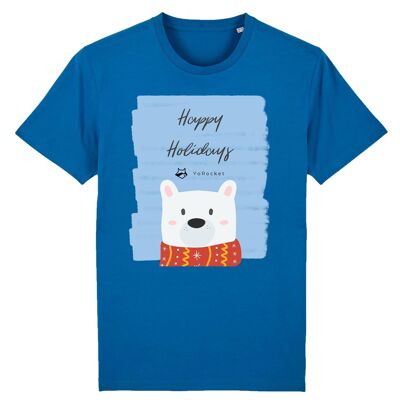 Happy Holiday T-Shirt | 100% Bio-Baumwolle - Blue