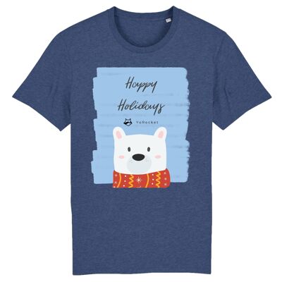 Happy Holiday T-Shirt | 100% Bio-Baumwolle - Indigo