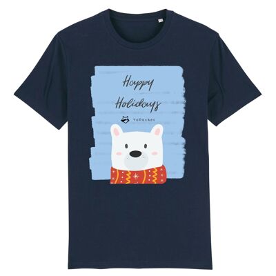 Happy Holiday T-Shirt | 100% Bio-Baumwolle - Navy