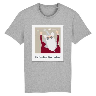 Christmas time - wohoo T-Shirt | 100% Bio-Baumwolle - Grey