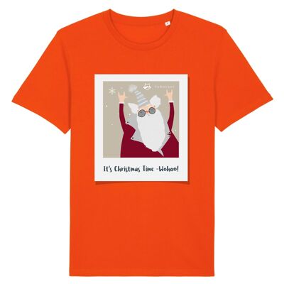 Christmas time - wohoo T-Shirt | 100% Bio-Baumwolle - Orange