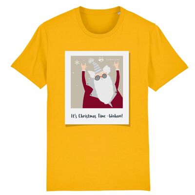 Christmas time - wohoo T-Shirt | 100% Bio-Baumwolle - Yellow