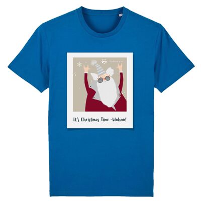 Christmas time - wohoo T-Shirt | 100% Bio-Baumwolle - Blue