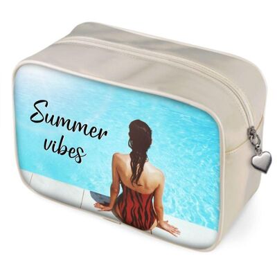 Summer vibes wash bag Vinyl