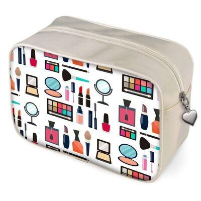 Make up pattern wash bag Vinyl