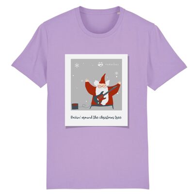 Rockin` Santa T-Shirt | 100% Bio-Baumwolle - Lavender
