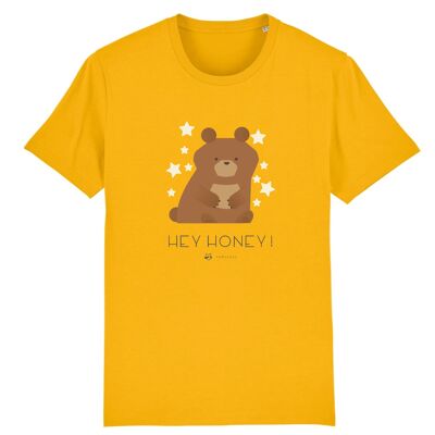 Hey Honey | 100% Bio-Baumwolle T-Shirt - Yellow