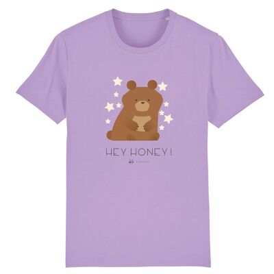 Hey Honey | 100% Bio-Baumwolle T-Shirt - Lavender